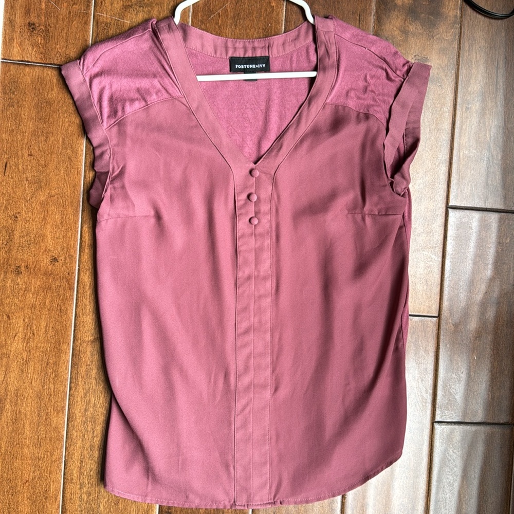 Maroon blouse